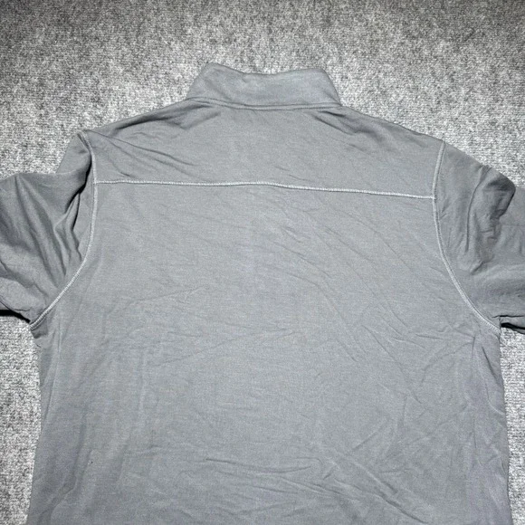 Travis Mathew Newport 1/4 Zip Fleece Mens Large Shade Gray Golf Embroidered NEW - Picture 13 of 14